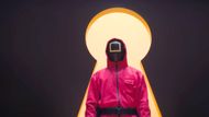 A square guard in Squid Game | Image via Netflix
